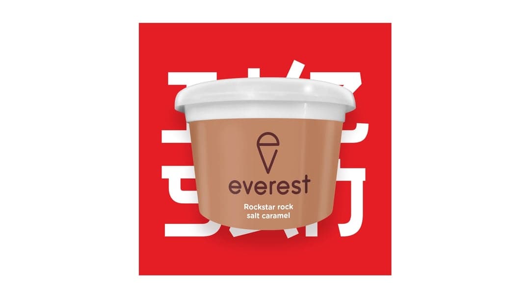 Rock Salt Caramel Ice Cream